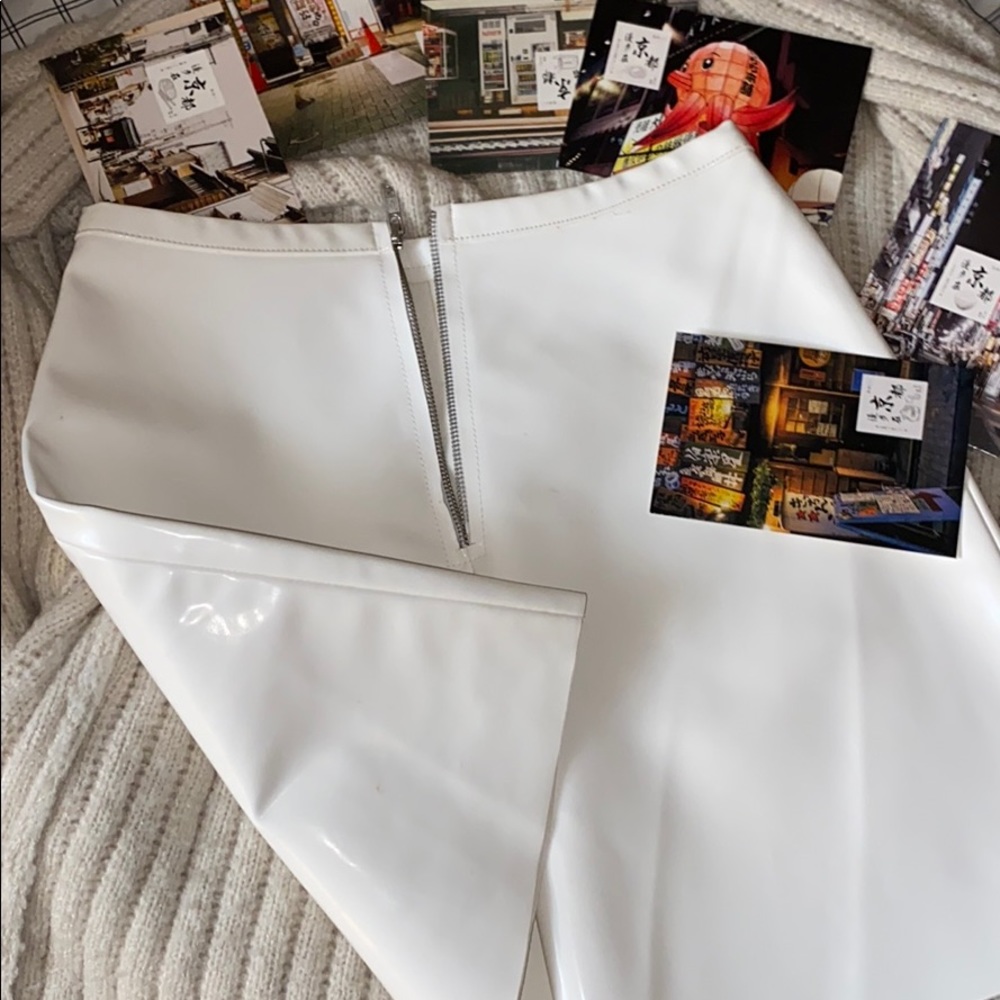 American Apparel Vinyl Skirt
